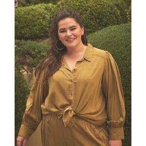 Odells NWT Brett Green Tunic 2X